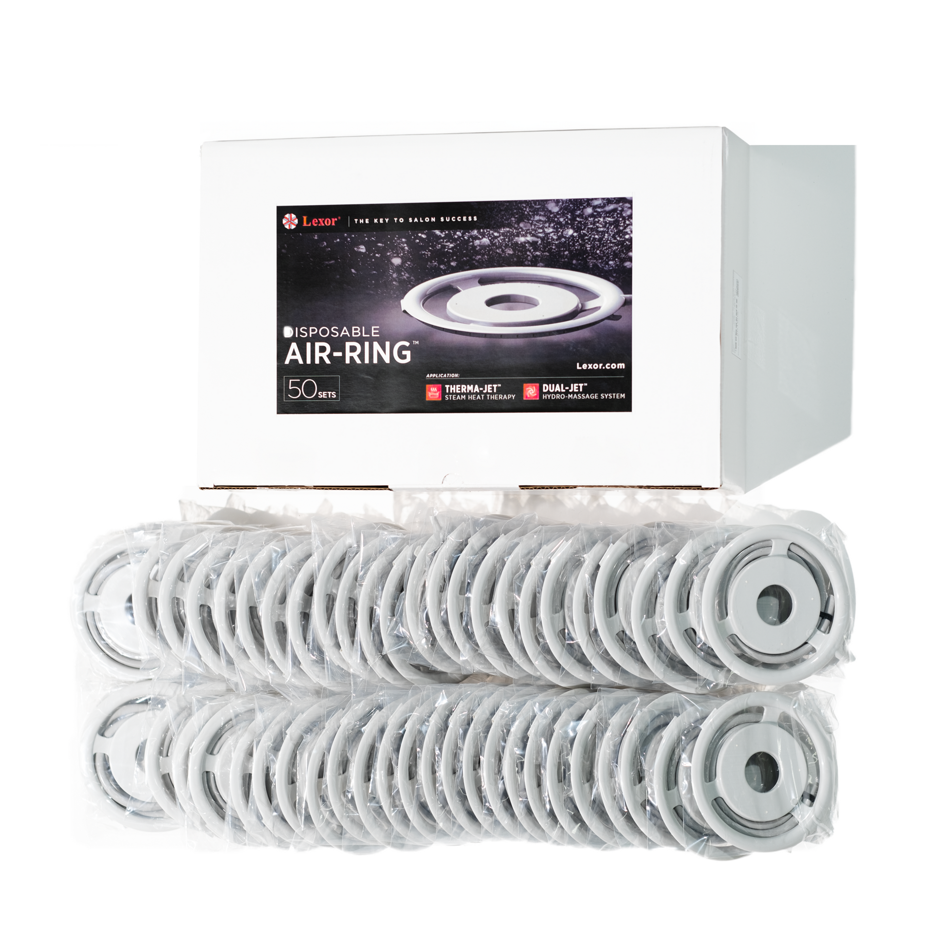 Box of 50 Disposable Air-Drop Rings For Lexor Pedicure Chair