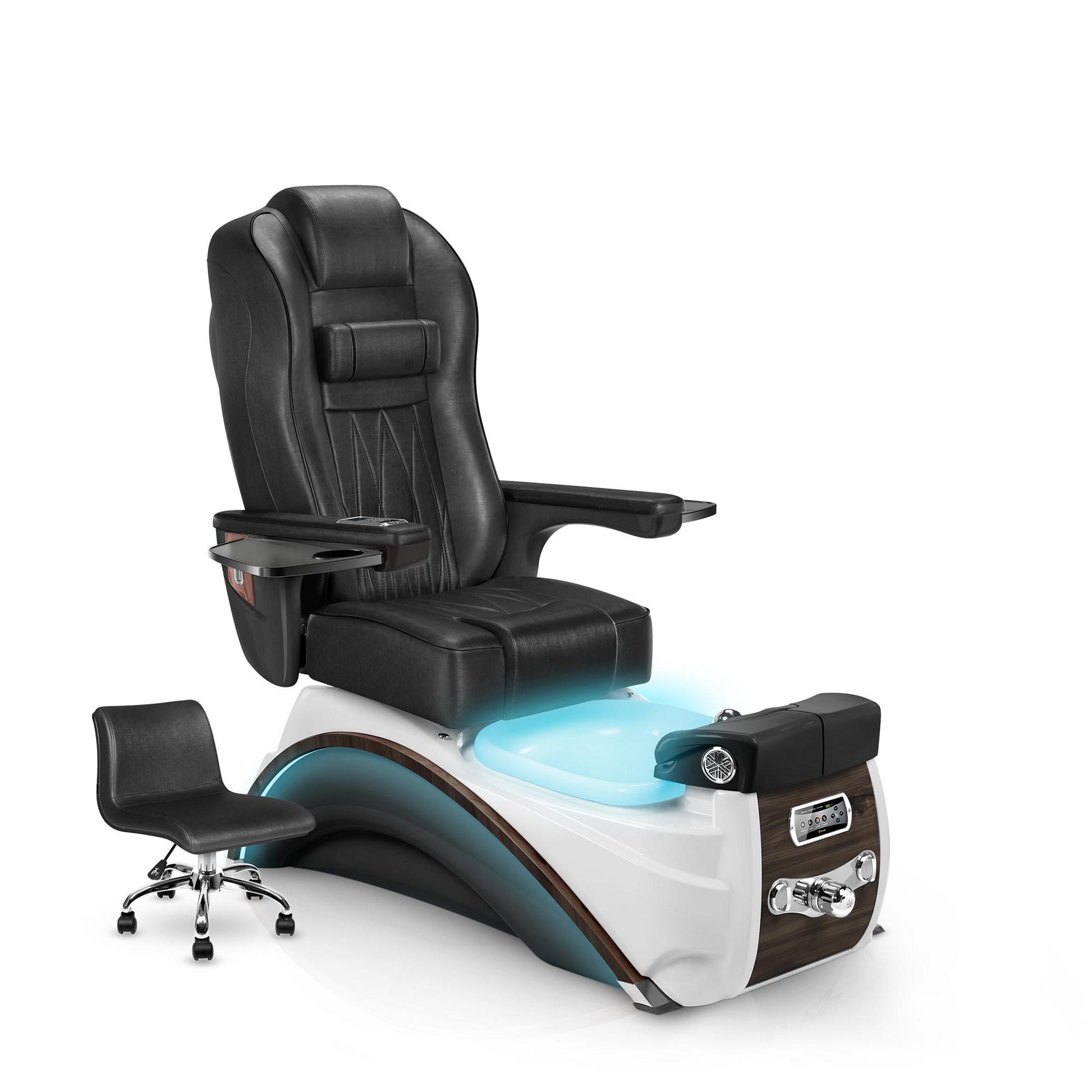Noir-Espresso Elite Pedicure Chair