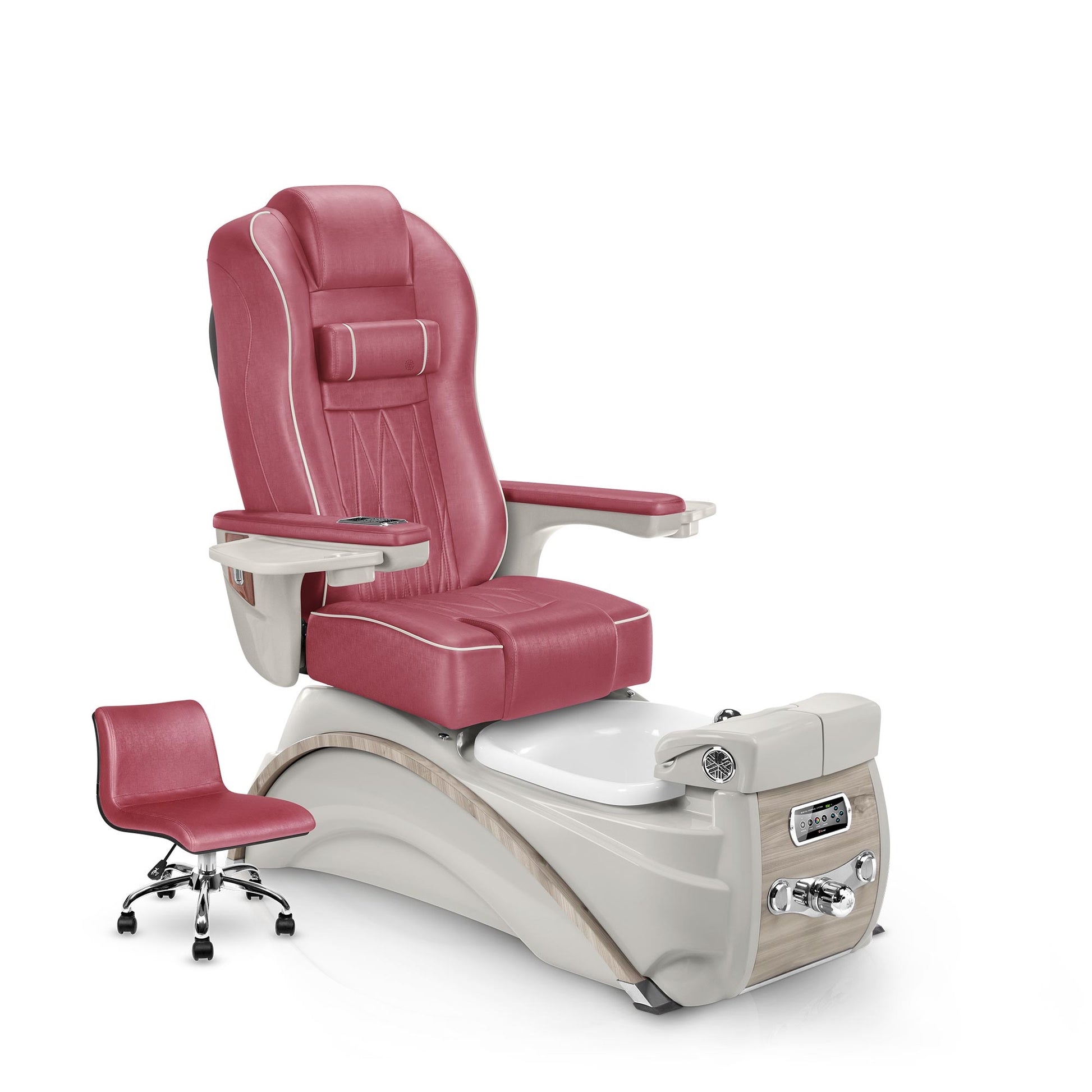 Crimson-Sandstone Elite Pedicure Chair