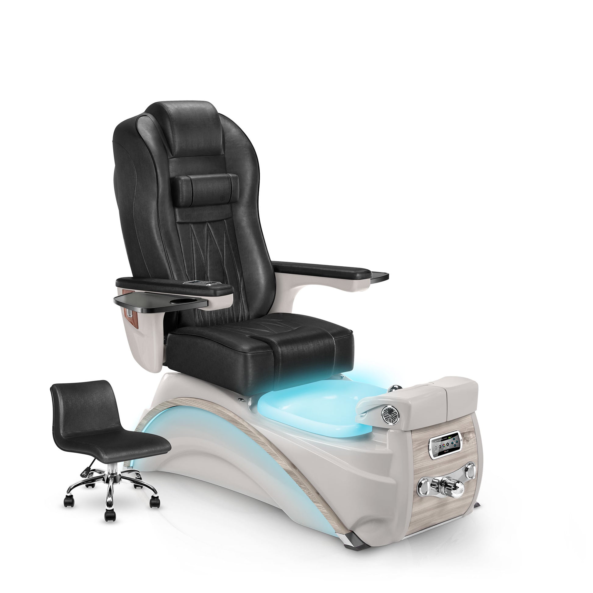 Noir-Sandstone Elite Pedicure Chair
