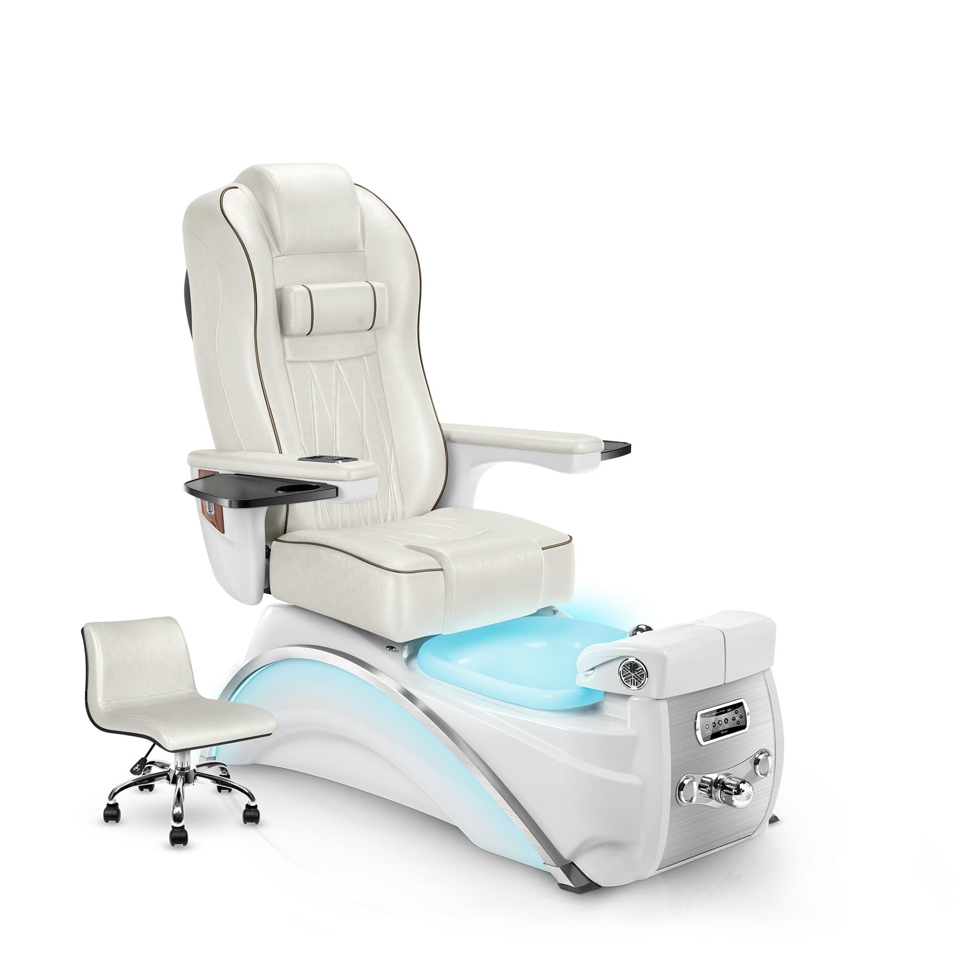 Opal-White Pearl Elite Pedicure Chair