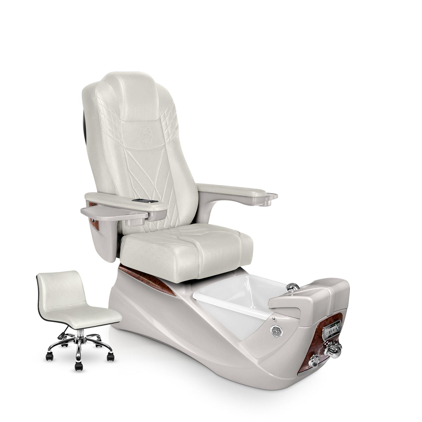 Infinity Pedicure Chair with Opal Cushion and Sandstone Base Base