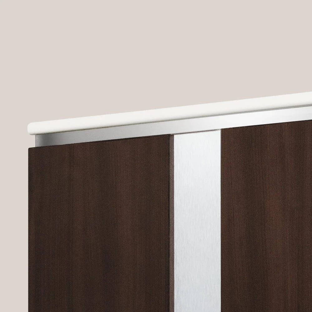 Lexor's MODEN feature, brushed-aluminum accents