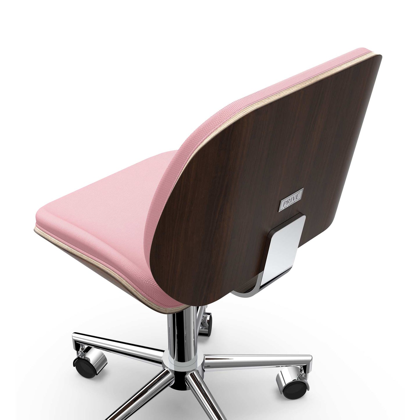 Ice Pink Lexor PRIVÉ Manicure Stool, Back