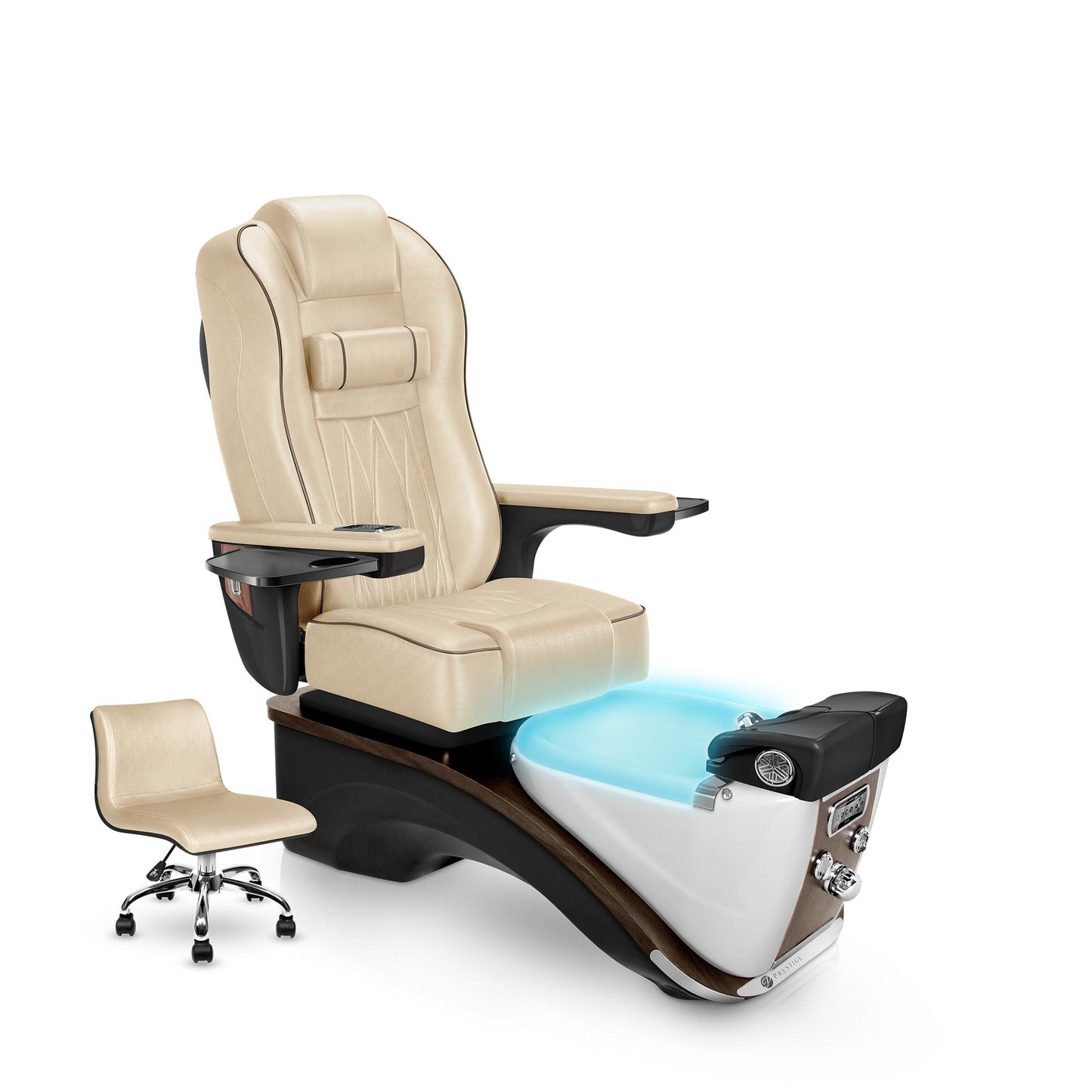 Glazed Gold-White Pearl Lexor's Prestige Pedicure Chair