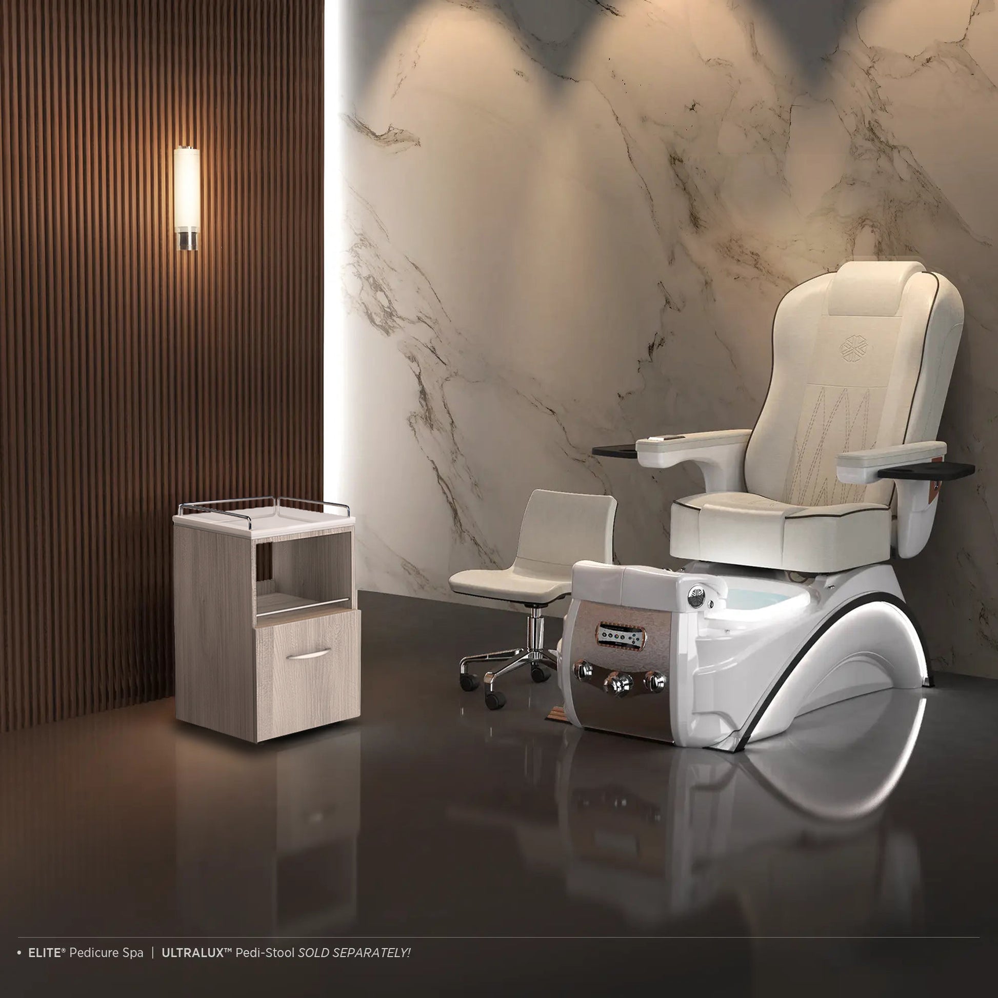 Hazel VM420 Pedi-Carts with Background