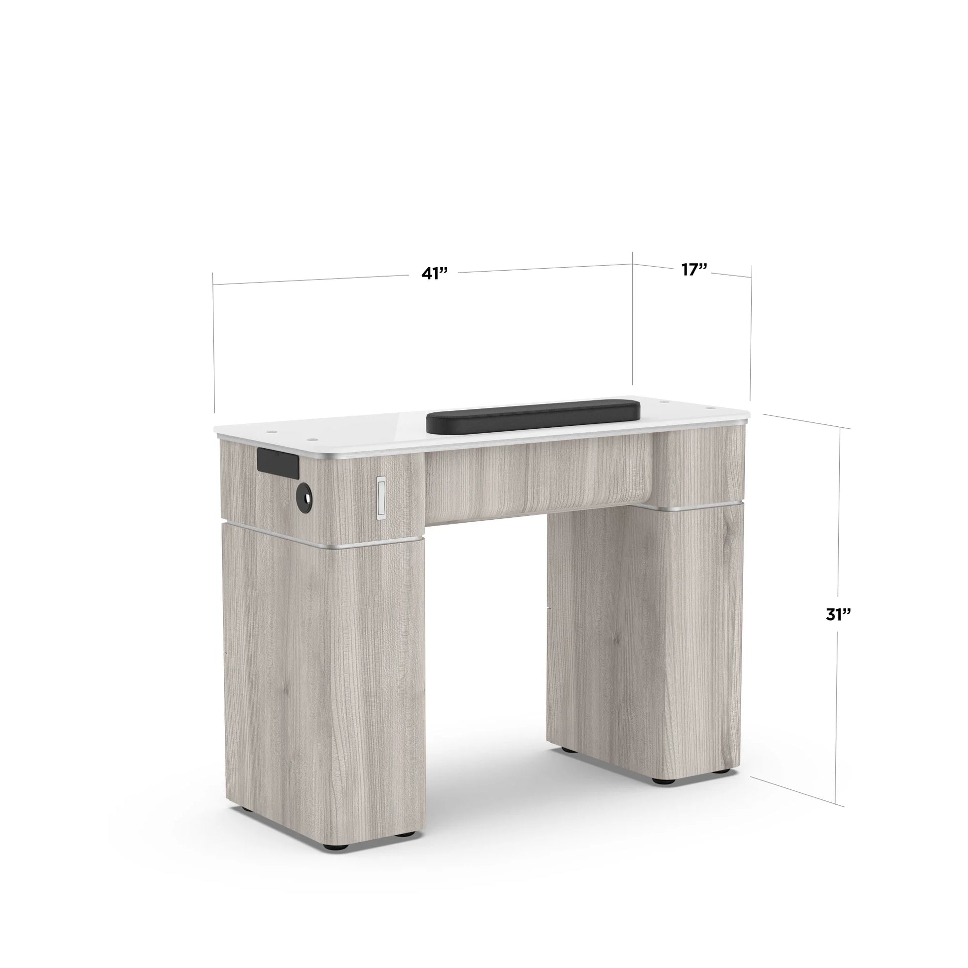 Hazel Lexor VM313 Nail Manicure Table with Ventilation Ready, Front