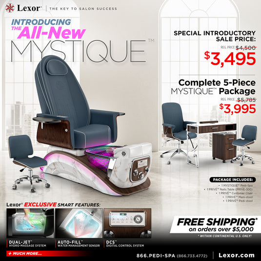 Lexor Mystique Pedicure Chair Promotion Banner