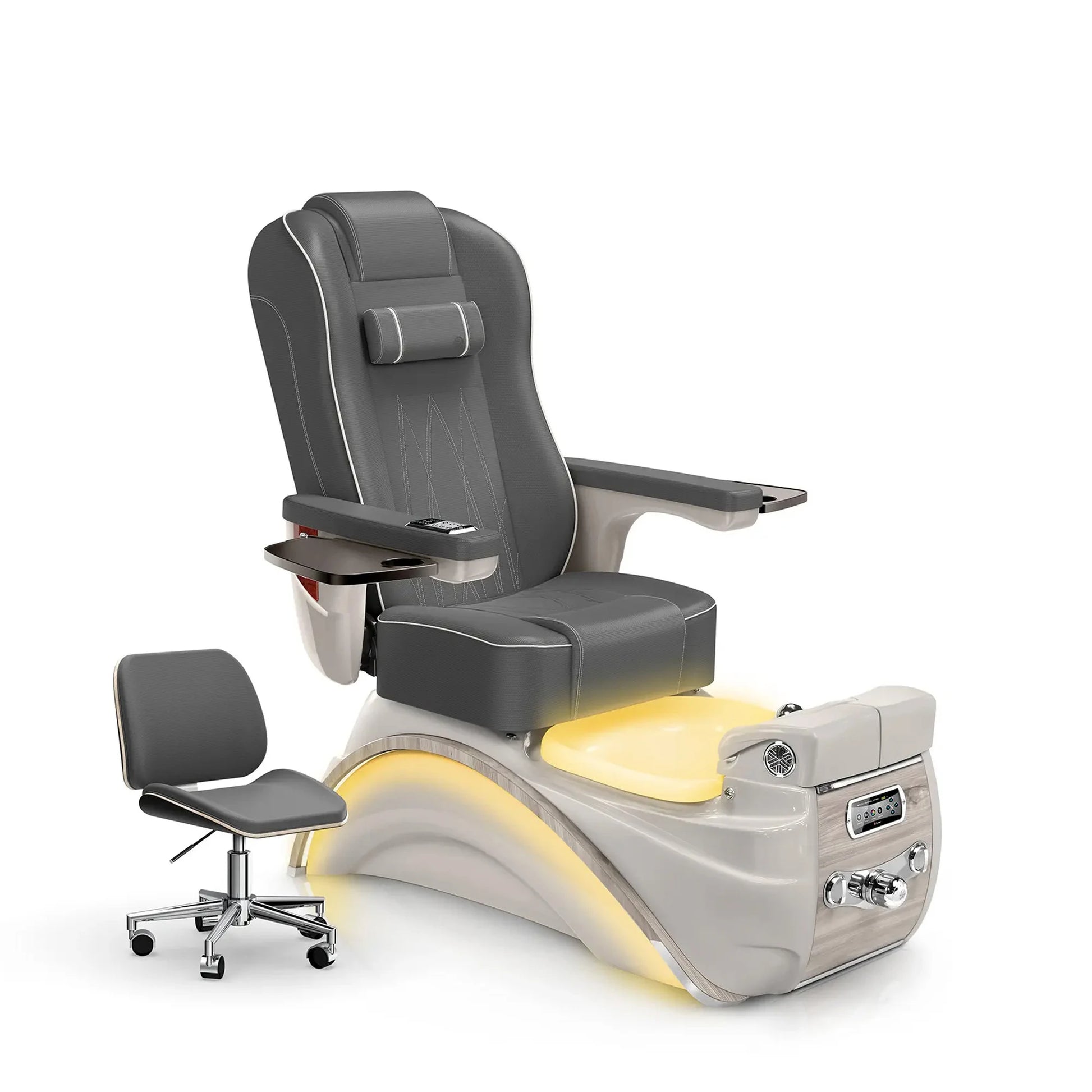 Graphite-Sandstone Lexor Elite Pedicure Chair