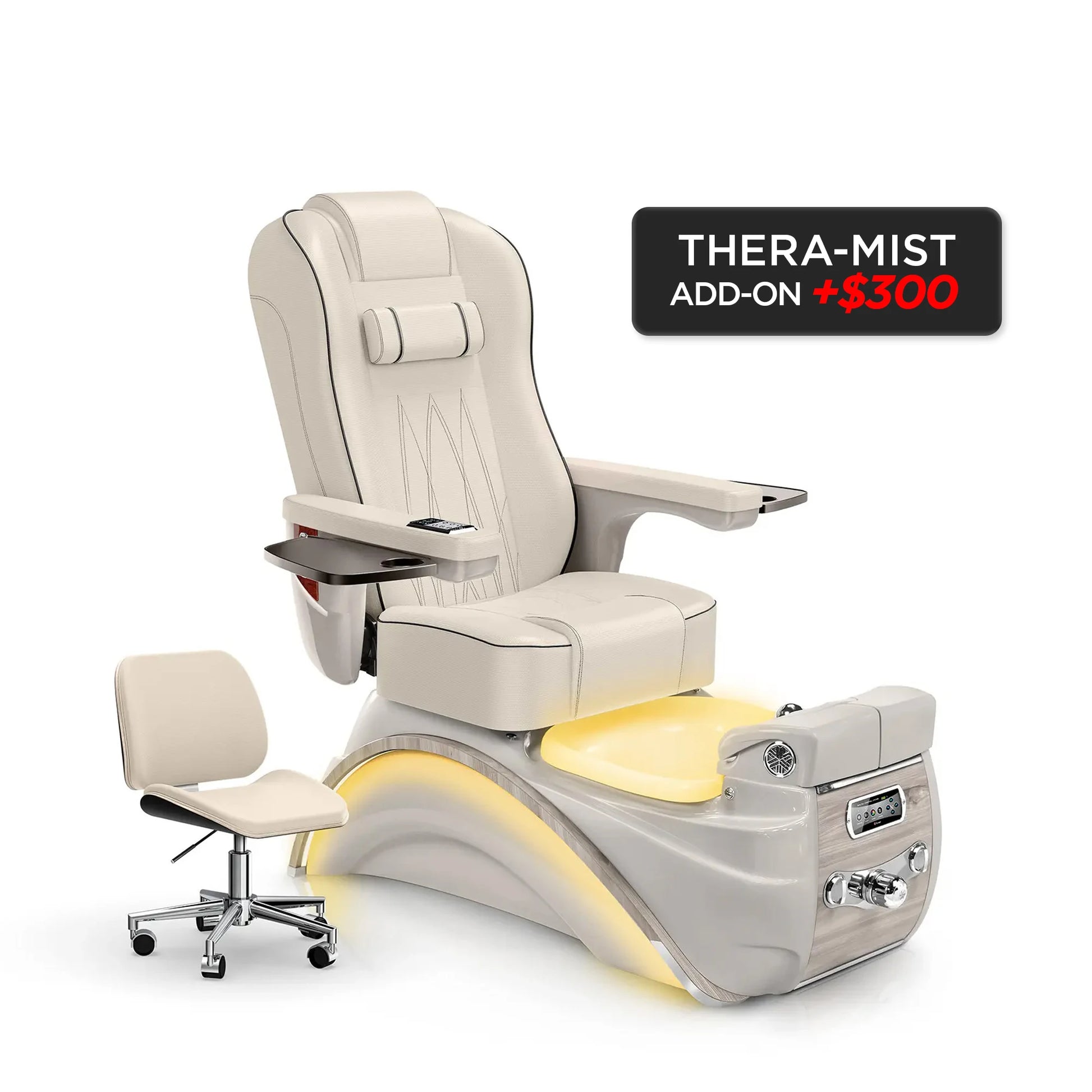 Ivory-Sandstone Lexor Elite Pedicure Chair v2