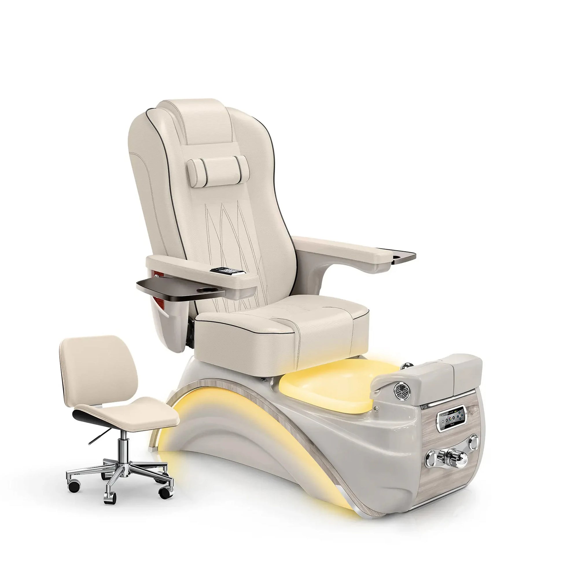 Ivory-Sandstone Lexor Elite Pedicure Chair