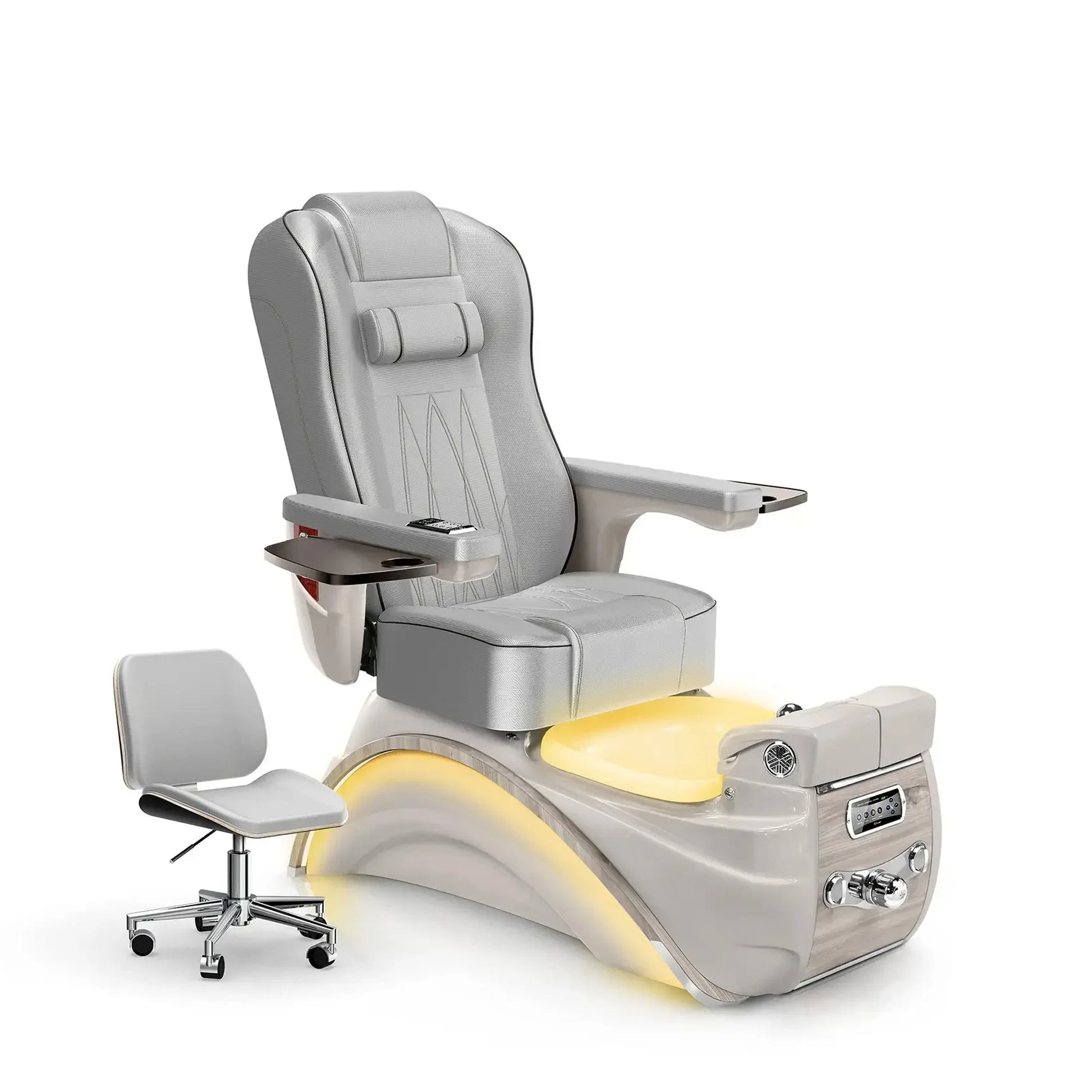Platinum-Sandstone Lexor Elite Pedicure Chair