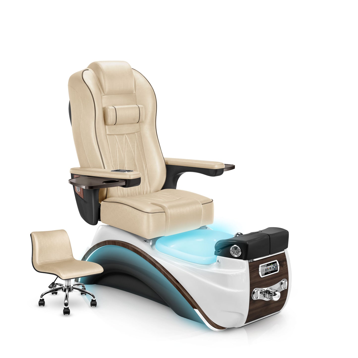 Glazed Gold-Espresso Elite Pedicure Chair