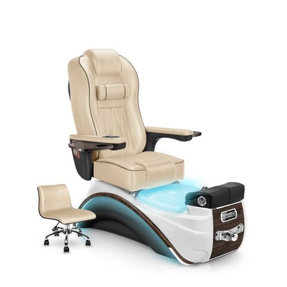 Glazed Gold-Espresso Elite Pedicure Chair