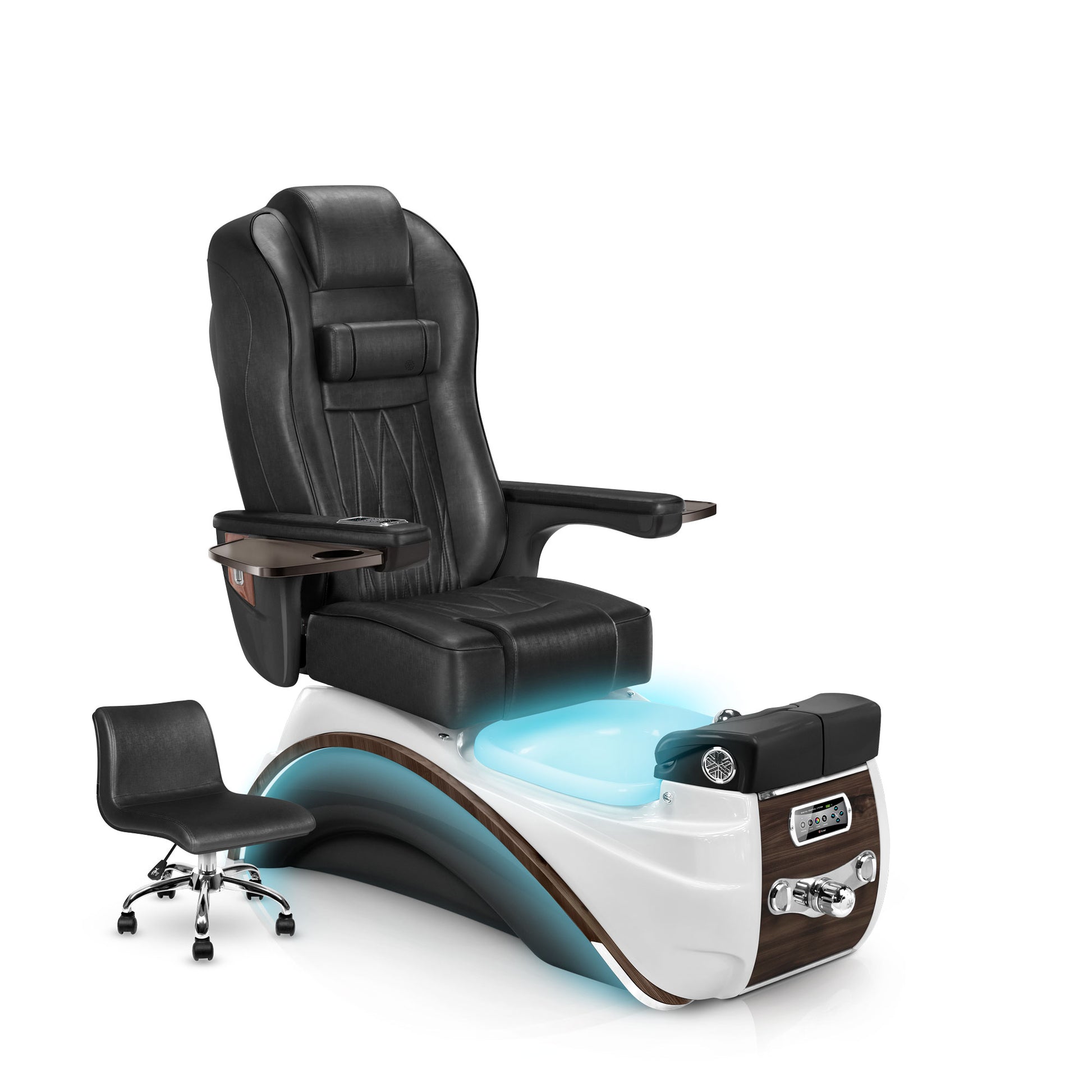 Noir-Espresso Elite Pedicure Chair