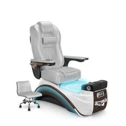 Platinum-Espresso Elite Pedicure Chair