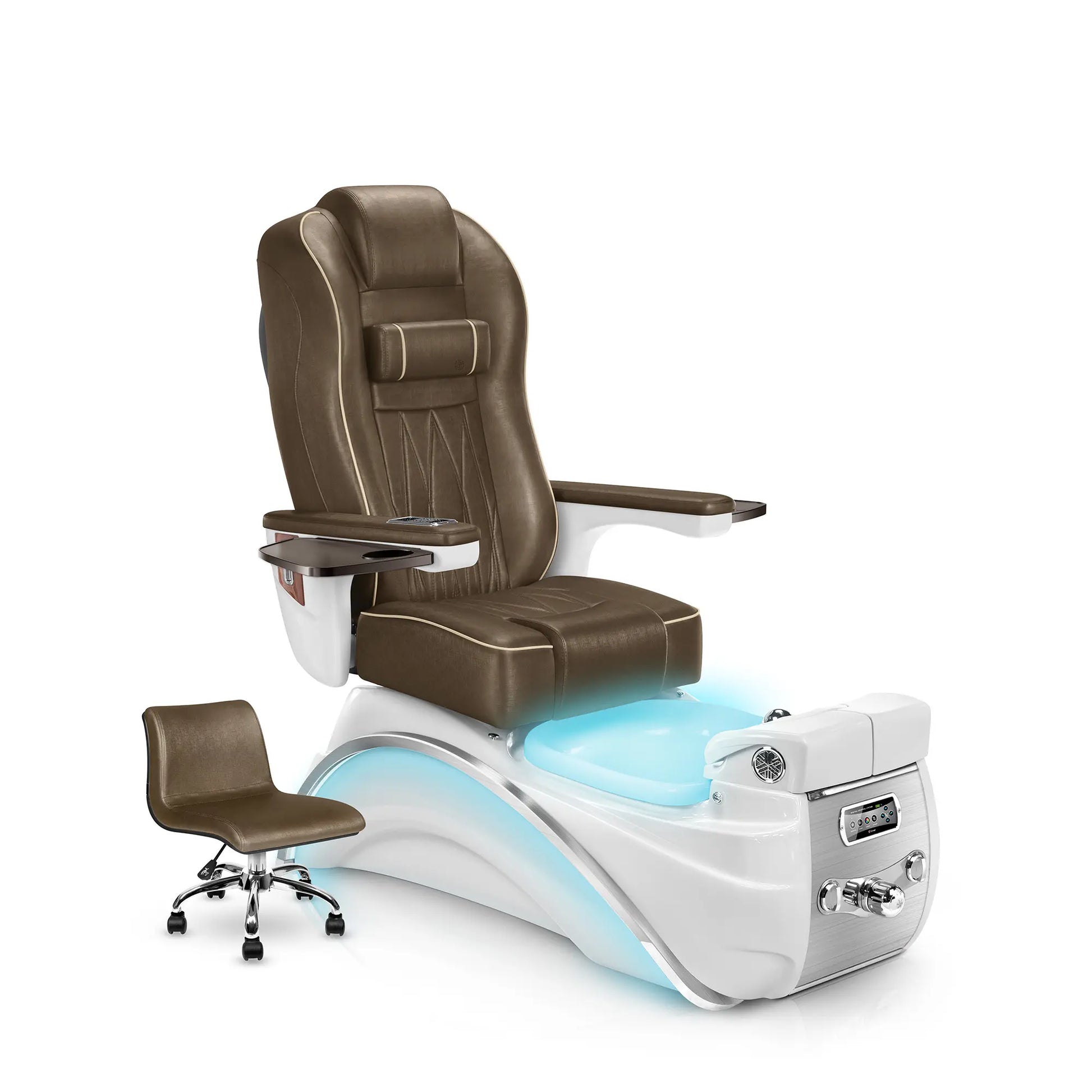 Cola-White Pearl Elite Pedicure Chair