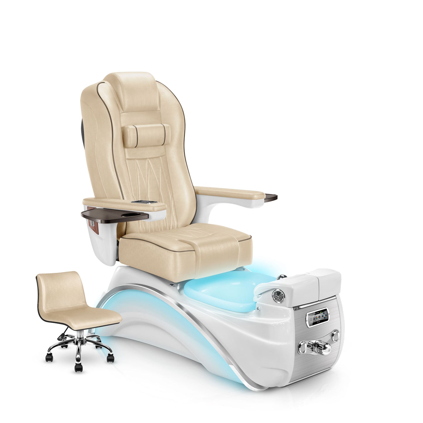 Glazed Gold-White Pearl Elite Pedicure Chair