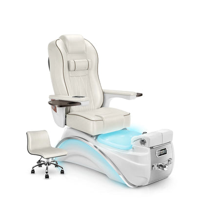 Opal-White Pearl Elite Pedicure Chair