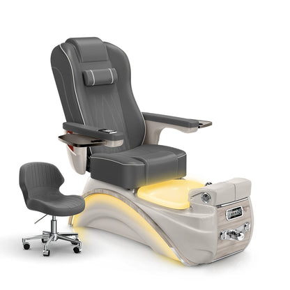 Graphite-Sandstone Lexor Elite Pedicure Chair