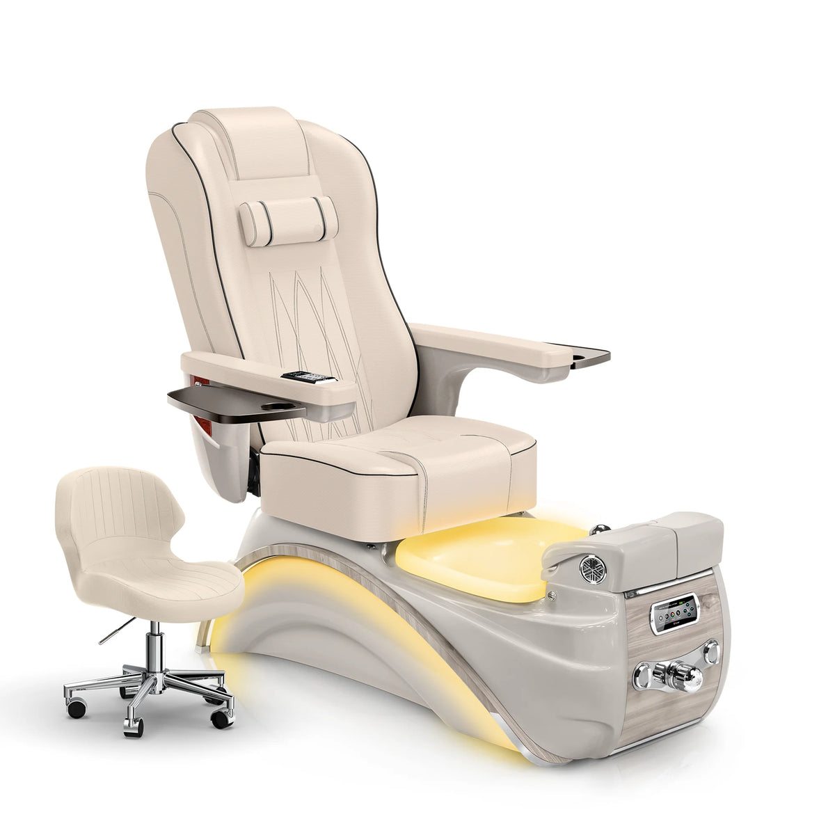 Ivory-Sandstone Lexor Elite Pedicure Chair