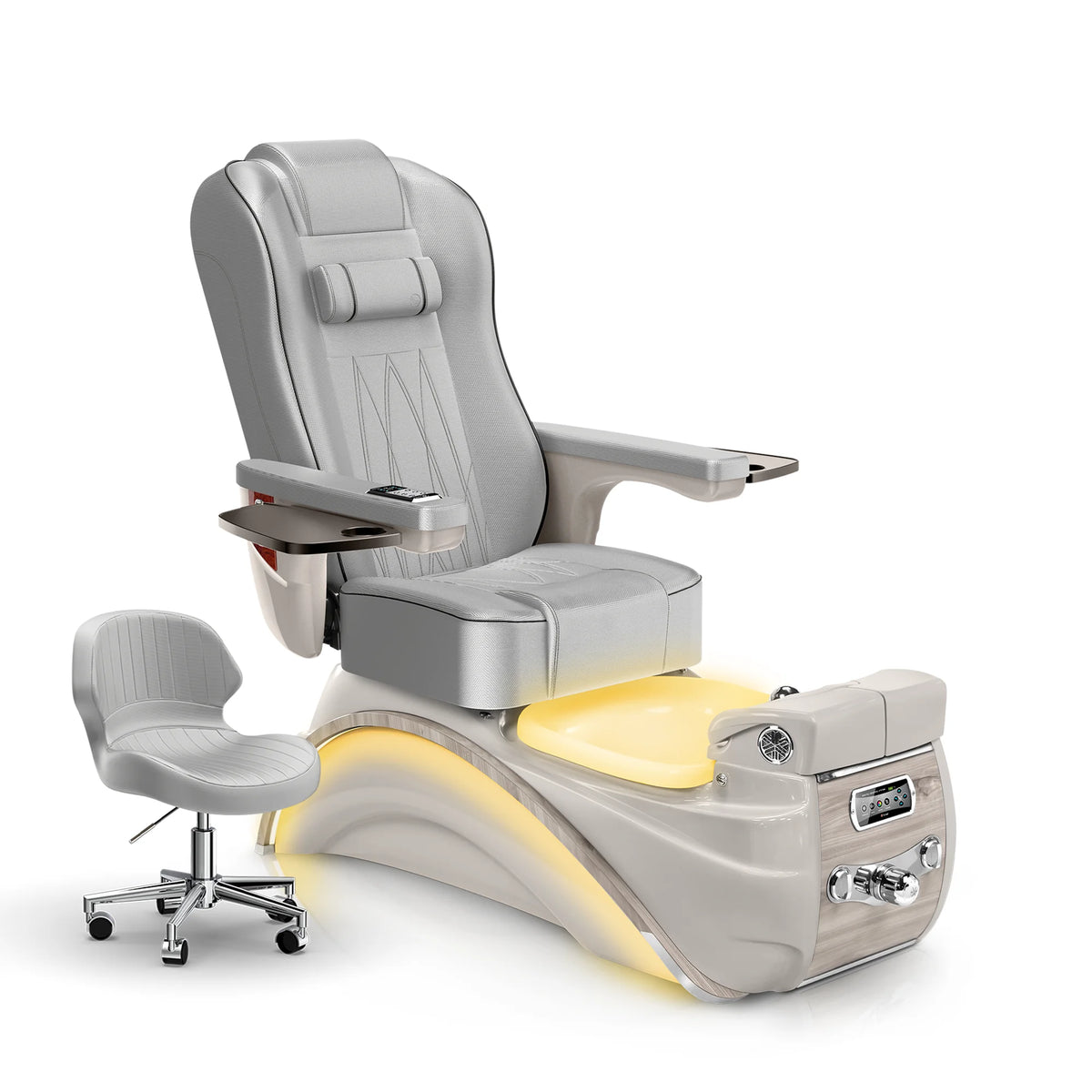 Platinum-Sandstone Lexor Elite Pedicure Chair