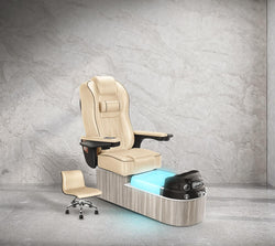 Banner for Envision® Pedicure Chair - Glazed Gold Cushion with Hazel Spa Base