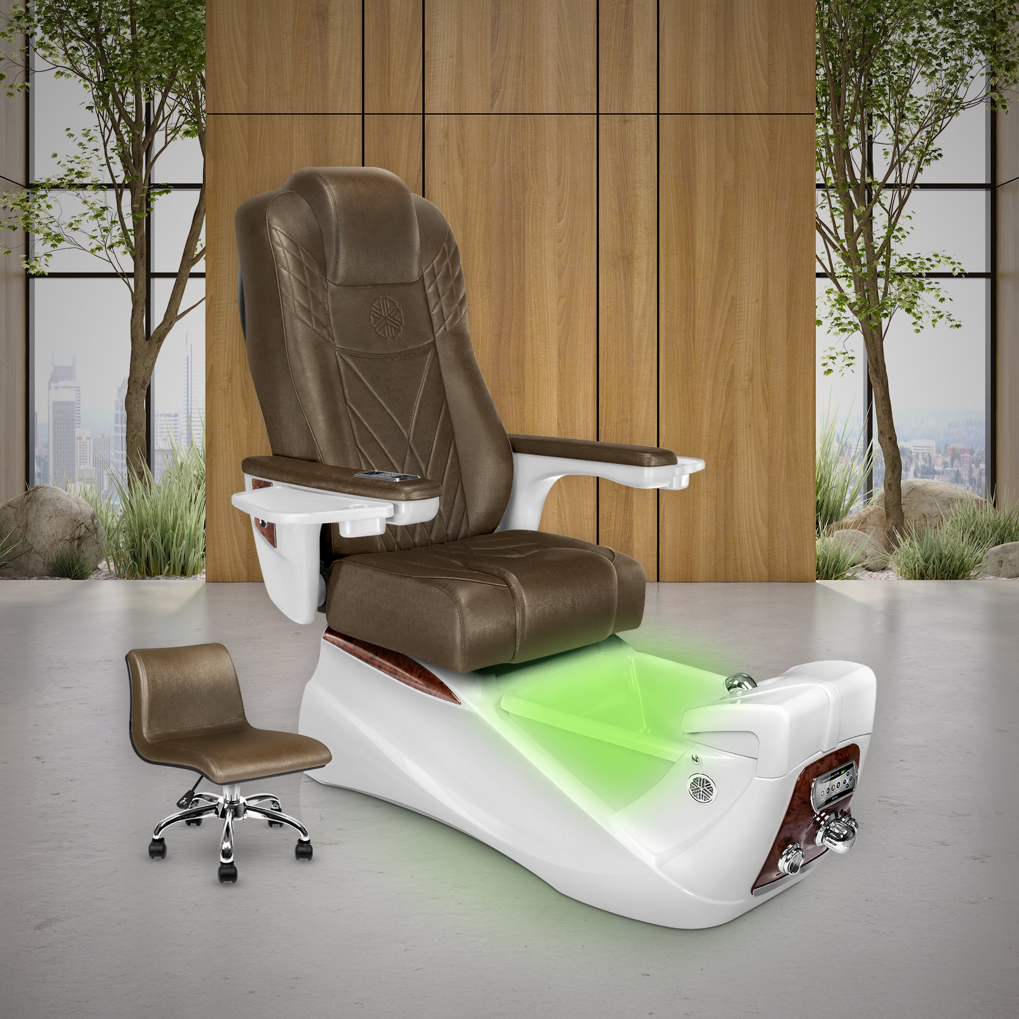 *Lexor INFINITY pedicure chair with background