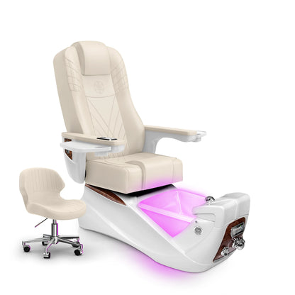 Ivory-White Pearl Lexor INFINITY pedicure chair