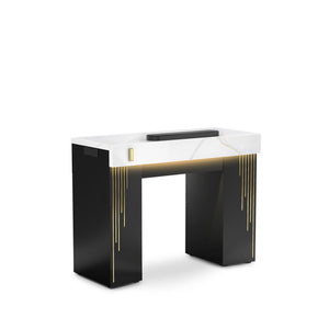 Lumiere Nail Manicure Table with Built-In Dust Collector