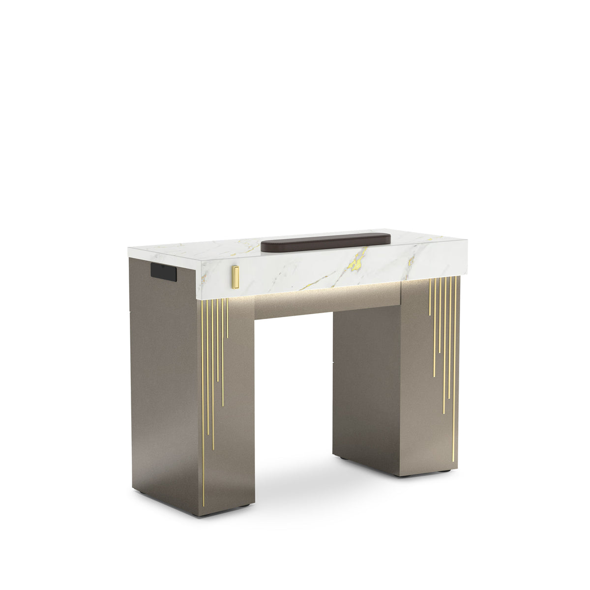Champaign - Lumiere Nail Table with Dust Collector