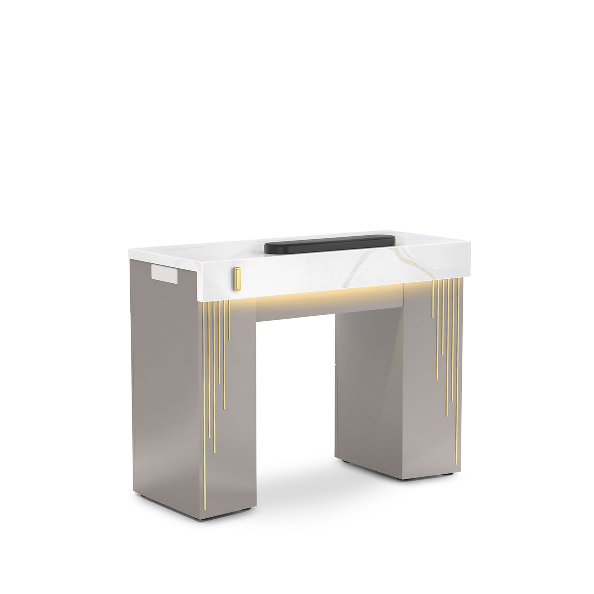 Champagne - Lumiere Nail Table with Dust Collector