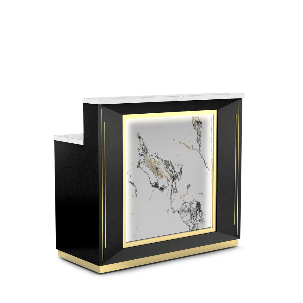 Black-lm Lumiere Reception Counter