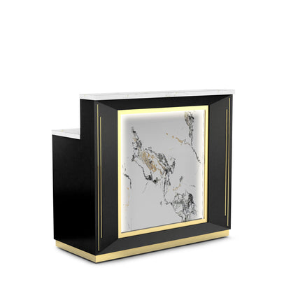 Black-lm Lumiere Reception Counter