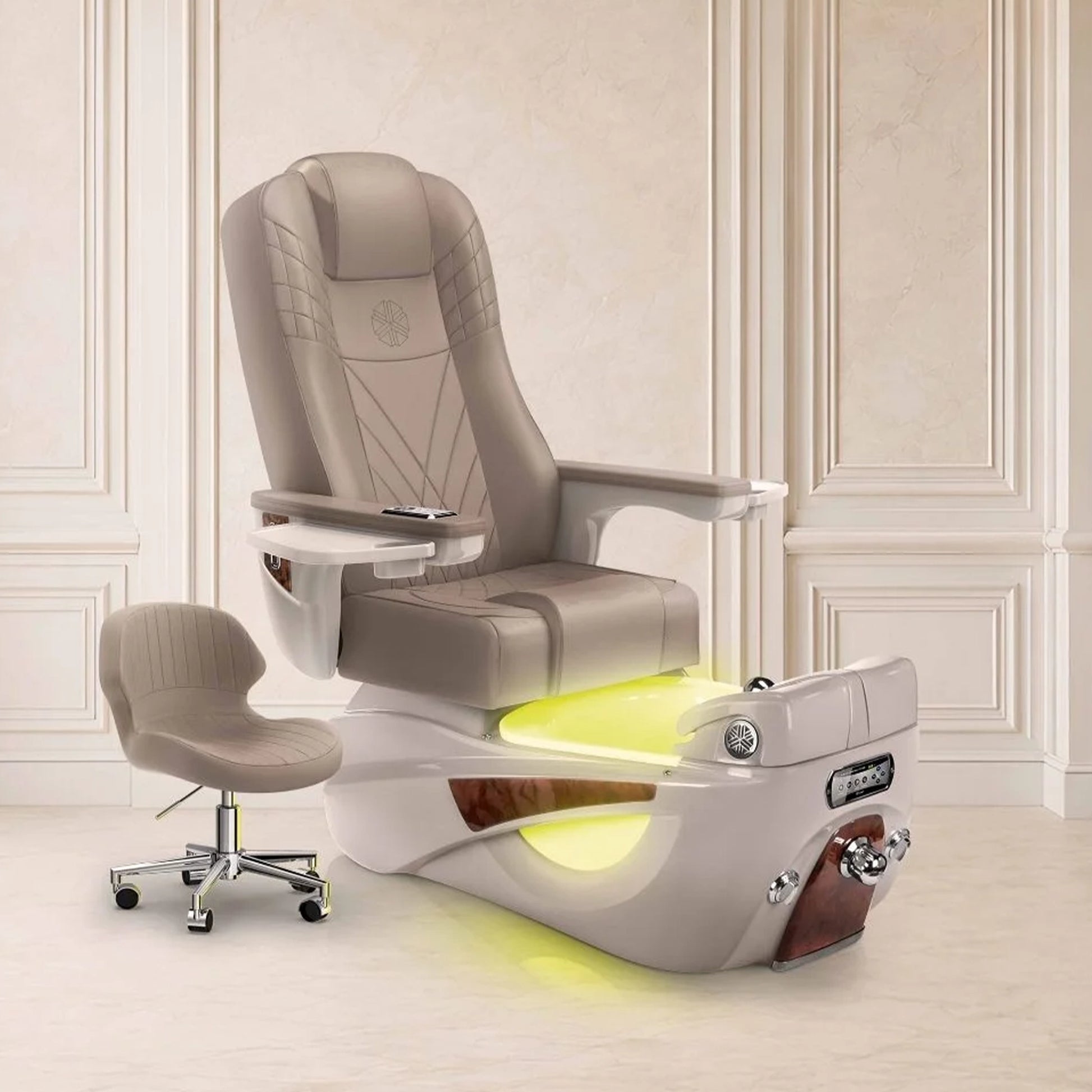 *Lexor LUMINOUS pedicure chair with background