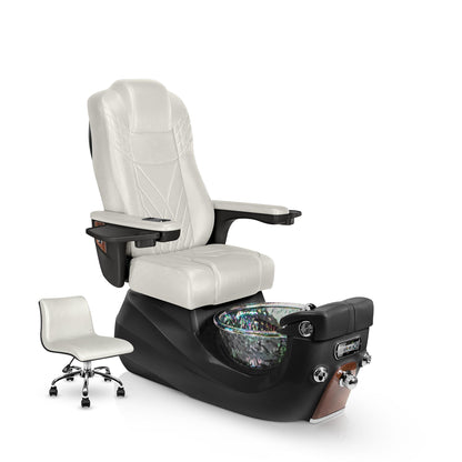 Liberte Pedicure Chair with Opal Cushion and Espresso Base