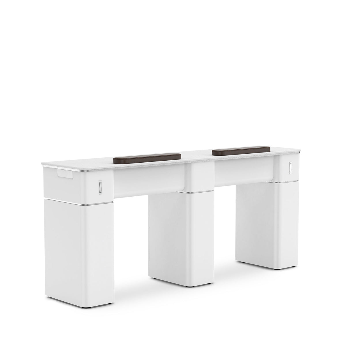 White-Yes - Lexor VM313-DB Nail Manicure Table with vent, Front