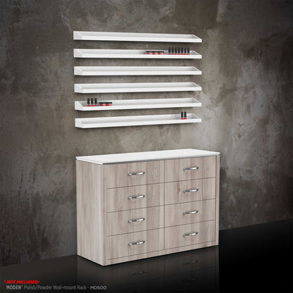 Hazel - Moden Polish/Powder Cabinet with Wallmount Rack