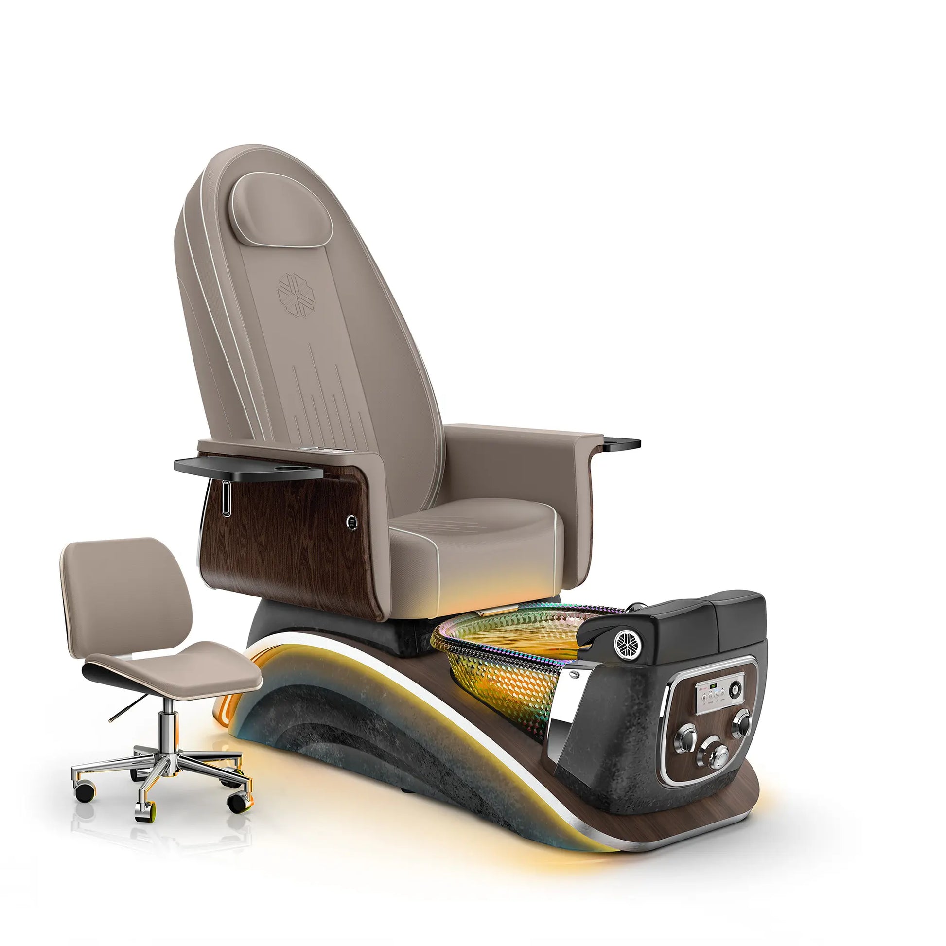 Claystone-Black Moonstone Lexor Mystique Pedicure Chair