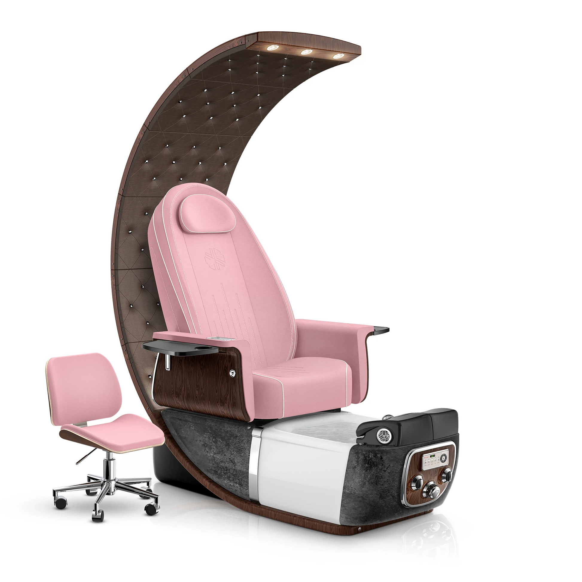 Ice Pink-Black Moonstone-Cola Lexor PRIVÉ Lounge Pedicure Chair