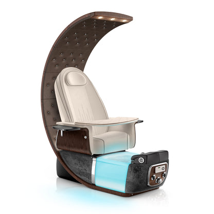 Ivory - Lexor Manicure Board on Pedicure Chair with PRIVÉ Pedicure Chair