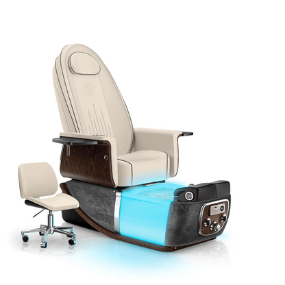 Ivory-Black Moonstone PRIVÉ ONE Pedicure Chair