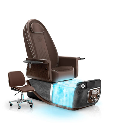 Mocha-Black Moonstone PRIVÉ ONE Pedicure Chair with Thera-mist