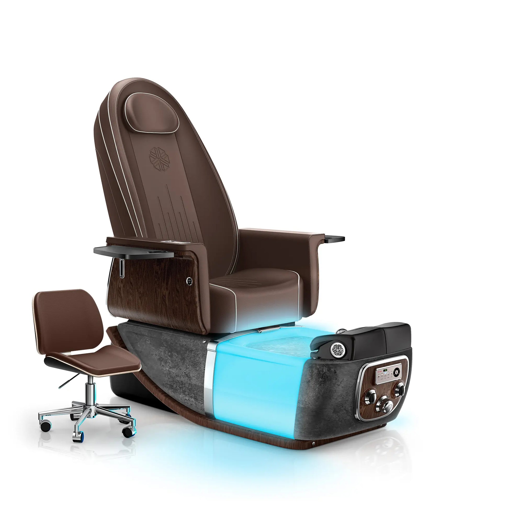 Mocha-Black Moonstone PRIVÉ ONE Pedicure Chair