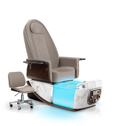 Claystone-White Moonstone PRIVÉ ONE Pedicure Chair