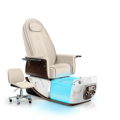 Ivory-White Moonstone PRIVÉ ONE Pedicure Chair
