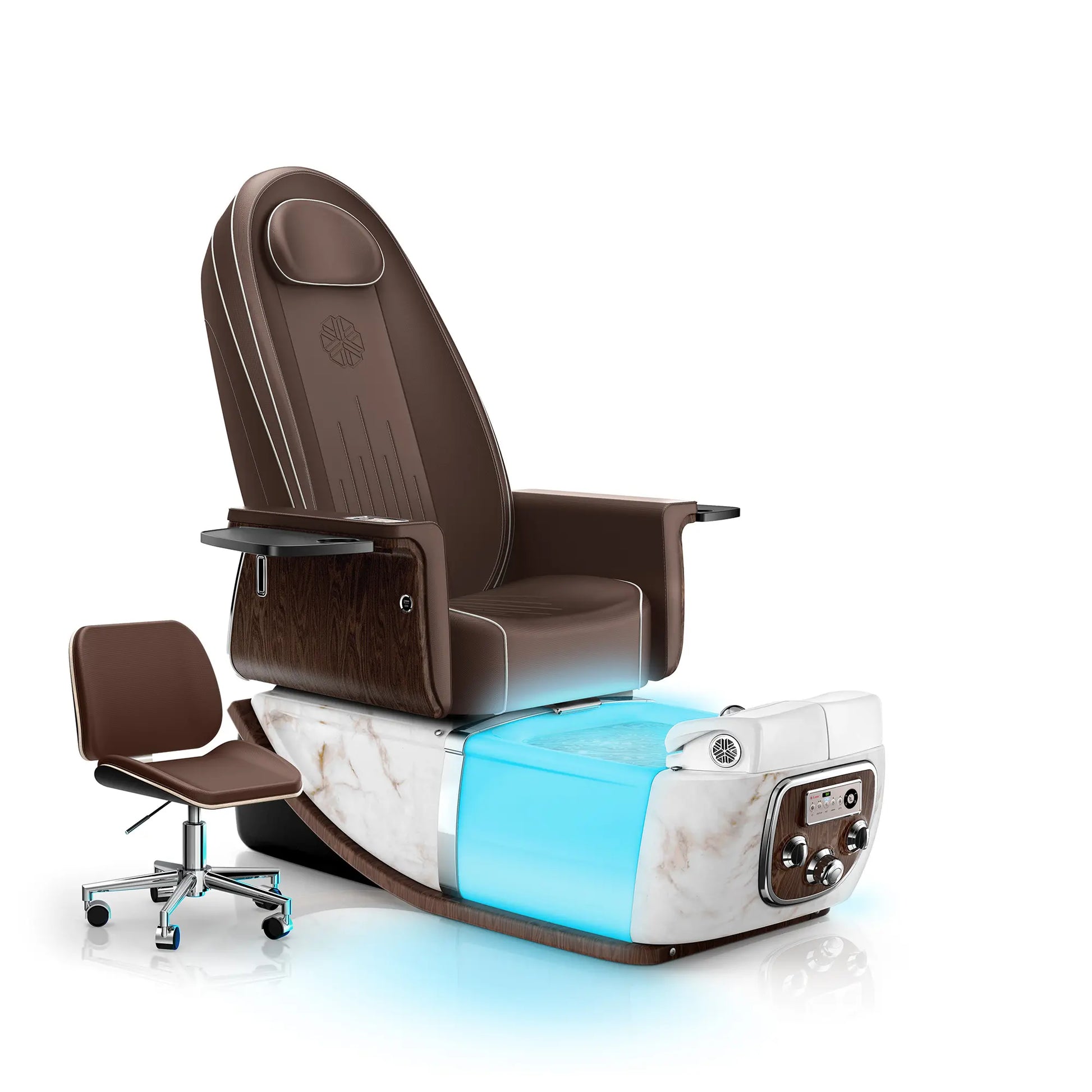 Mocha-White Moonstone PRIVÉ ONE Pedicure Chair 