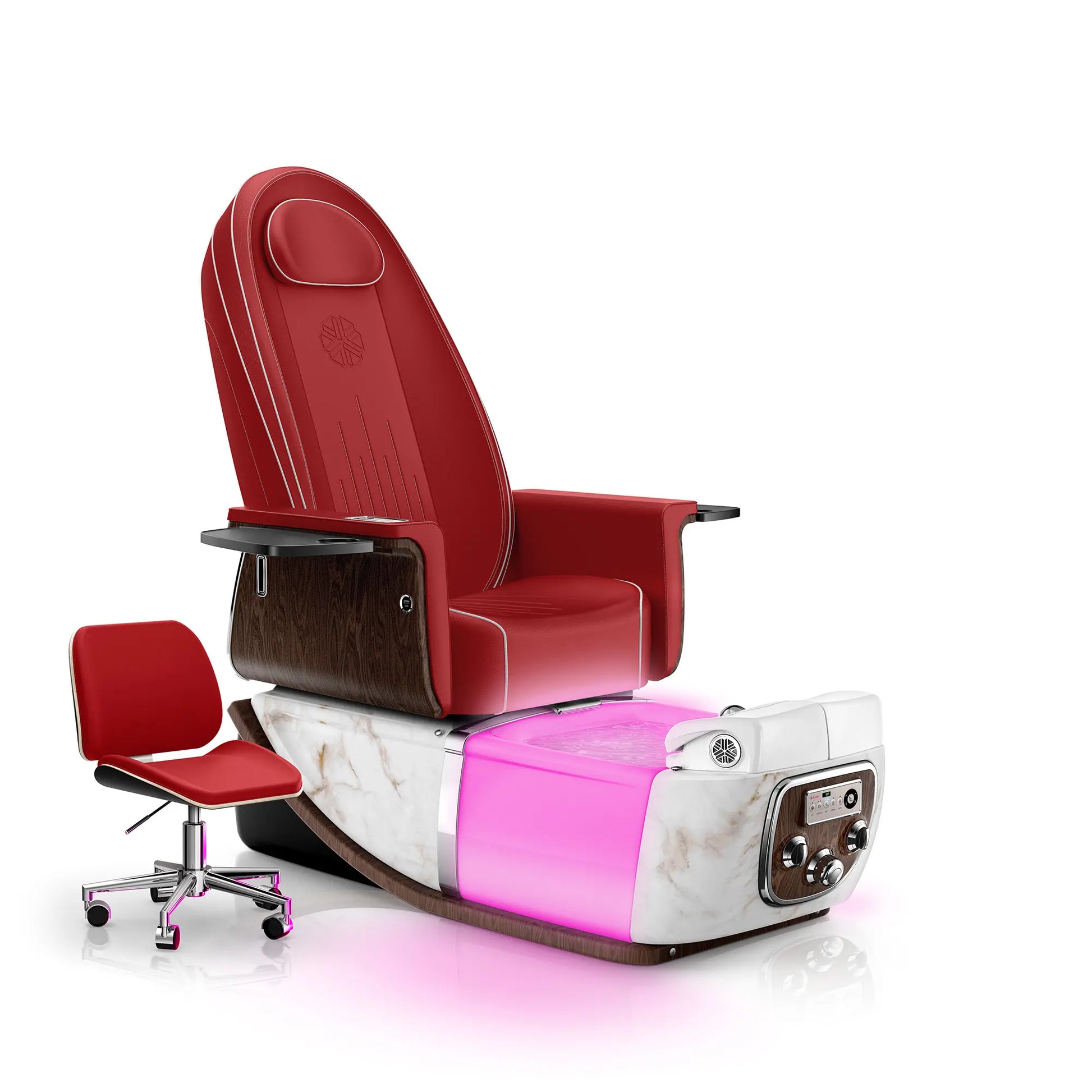 Scarlet-White Moonstone PRIVÉ ONE Pedicure Chair