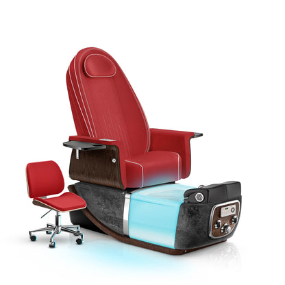 Scarlet-Black Moonstone PRIVÉ ONE Pedicure Chair
