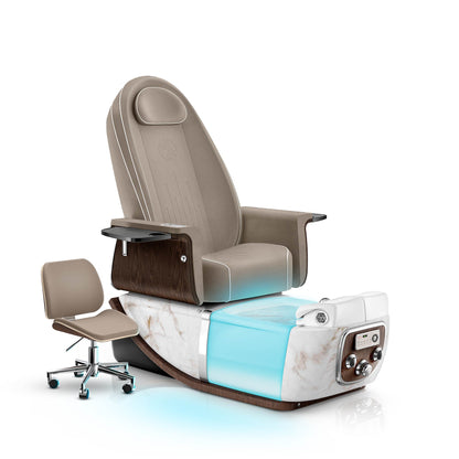 Claystone-White Moonstone PRIVÉ ONE Pedicure Chair